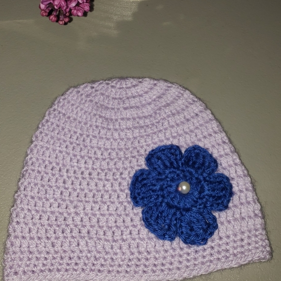 Crochet Beanie 3-6 M - Picture 2 of 3